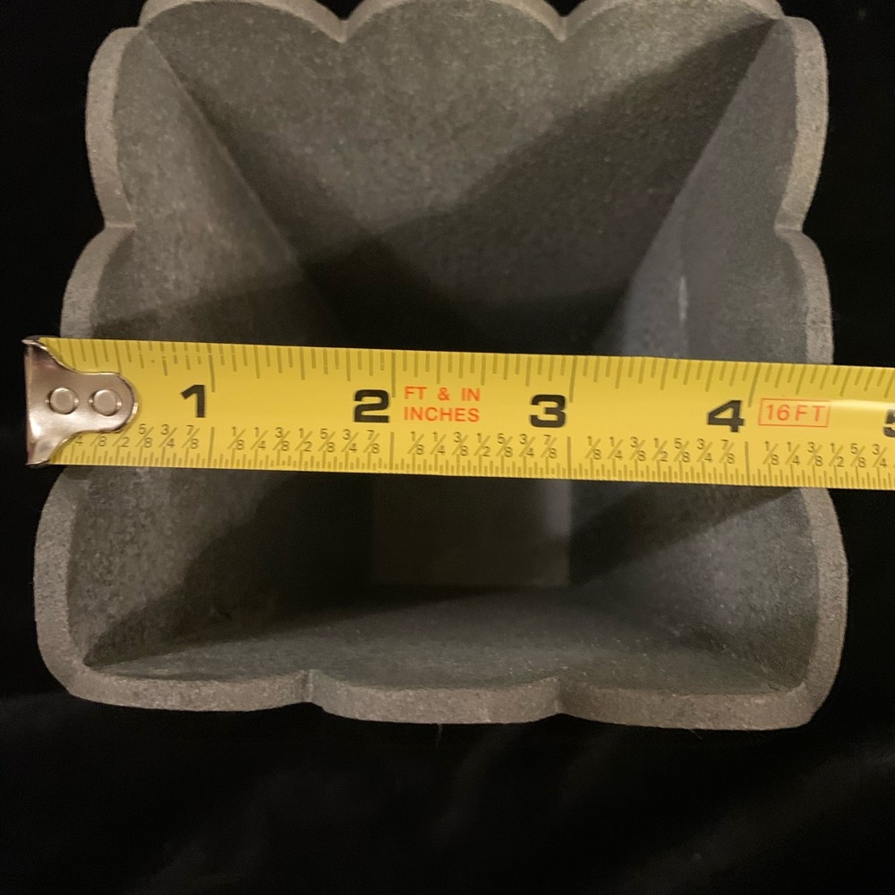 Pewter Like Vase - Picture 3 of 3